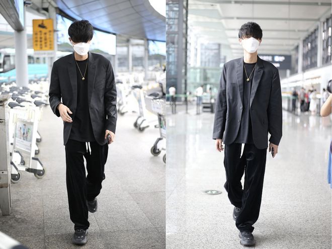 九游体育网站：秦霄贤真是被相声耽误的穿搭博主日常穿西装好潇洒挺有模特范(图9)