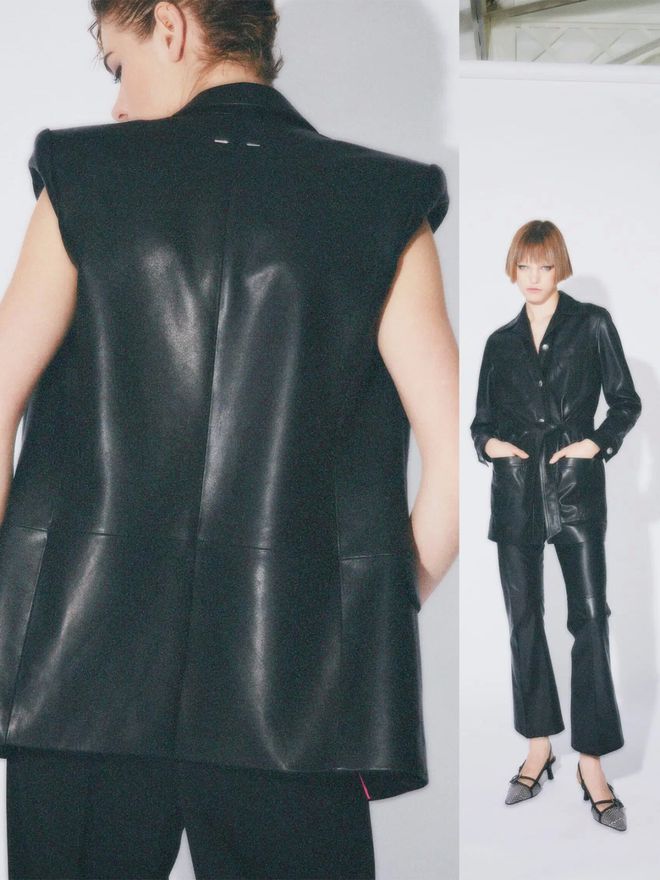 九游体育网站：BarbaraBui2024春夏系列马甲与西服、直筒裤利落直线(图3)