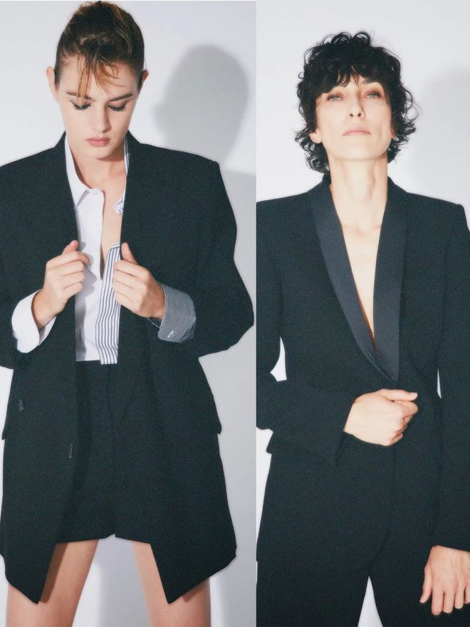 九游体育网站：BarbaraBui2024春夏系列马甲与西服、直筒裤利落直线(图6)