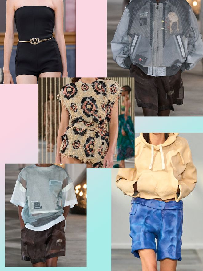 九游体育：2024春夏流行短裤时尚露腿的潮流(图24)