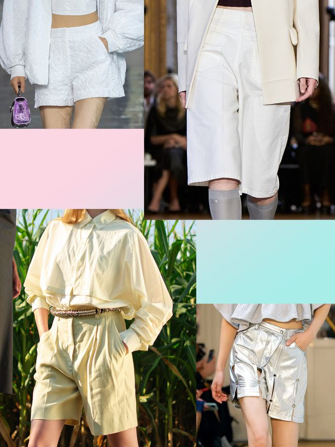 九游体育：2024春夏流行短裤时尚露腿的潮流(图14)