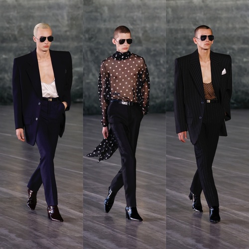 九游体育:SAINTLAURENT圣罗兰发布2024春夏男装系列(图3)