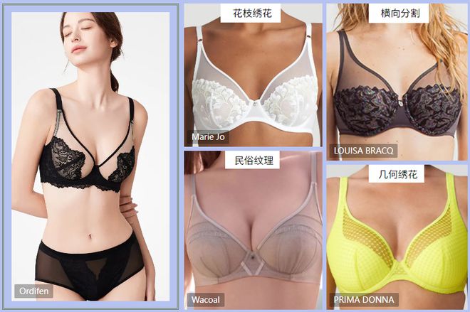 九游体育网站：内衣设计20余款文胸案例看调整型内衣设计要点(图5)
