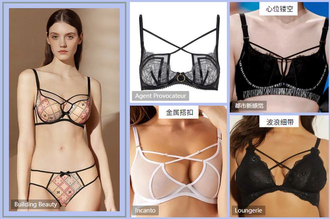 九游体育网站：内衣设计20余款文胸案例看调整型内衣设计要点(图2)