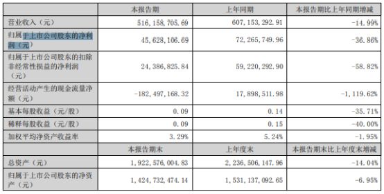九游体育网站：乔治白2024年上半年净利456281万同比下滑3686%(图1)