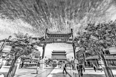 北京前门大街:京韵国风掀新潮(图1)