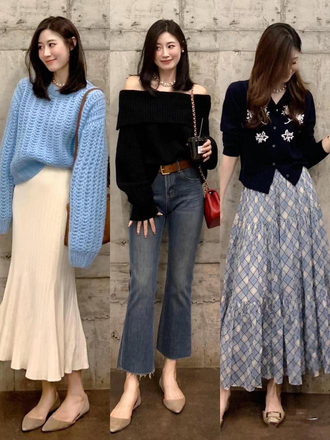 秋天不建议穿得太飒气质温柔风优雅迷人更适合40+普通女人(图3)