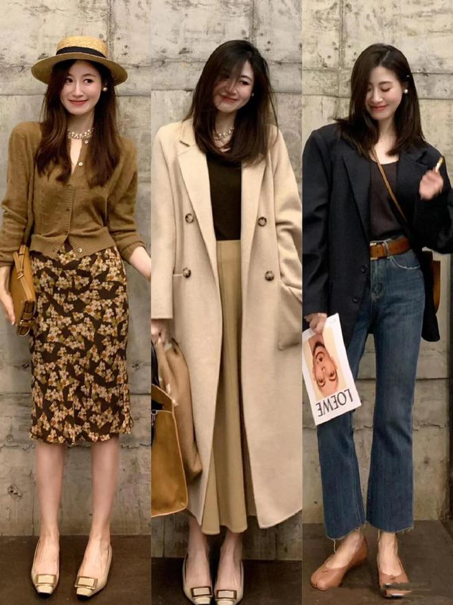 秋天不建议穿得太飒气质温柔风优雅迷人更适合40+普通女人(图9)