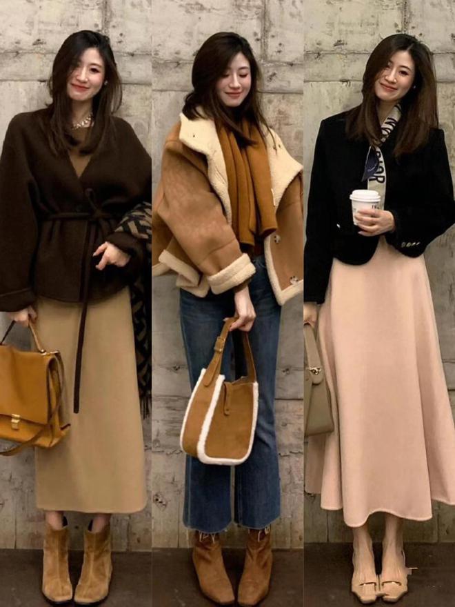 秋天不建议穿得太飒气质温柔风优雅迷人更适合40+普通女人(图5)