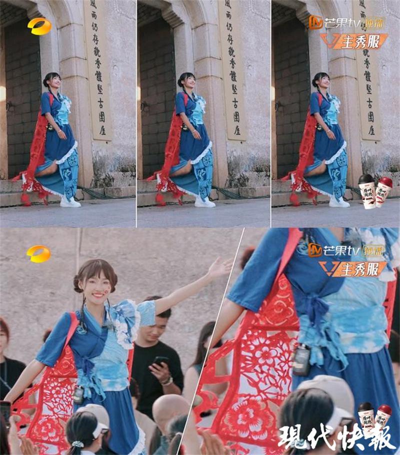 徐州姑娘着剪纸服装走秀江苏非遗获网友点赞(图2)