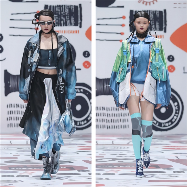 九游体育：江西服装学院2024服装设计毕业作品亮相中国国际大学生时装周(图7)