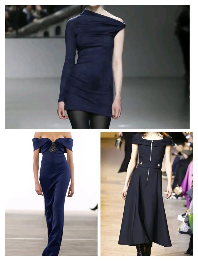 2024秋冬流行色午夜蓝色深沉稳重优雅时尚(图2)