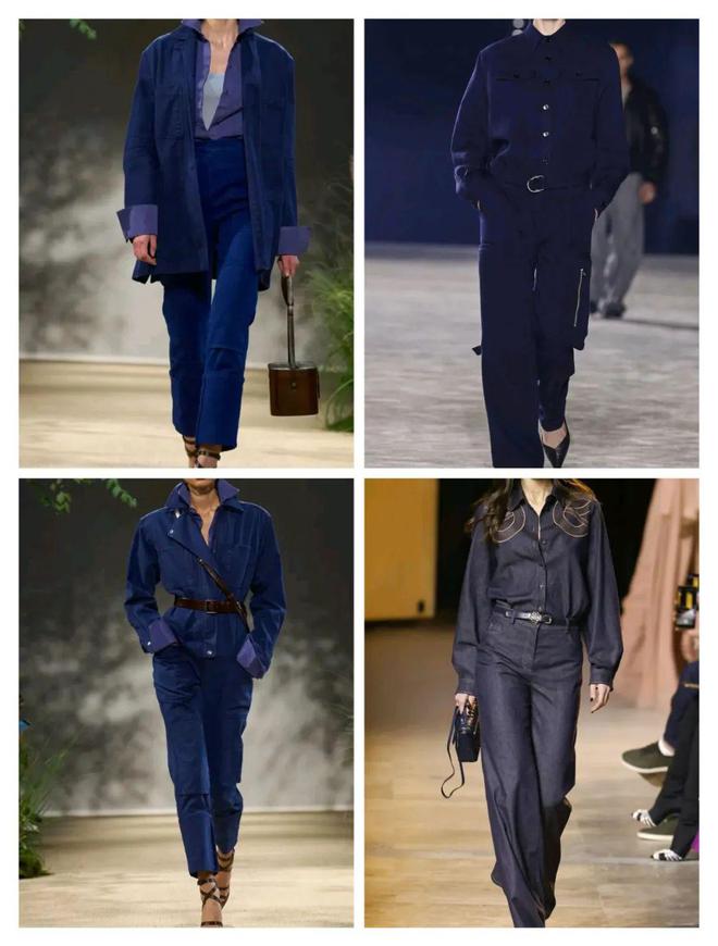2024秋冬流行色午夜蓝色深沉稳重优雅时尚(图10)