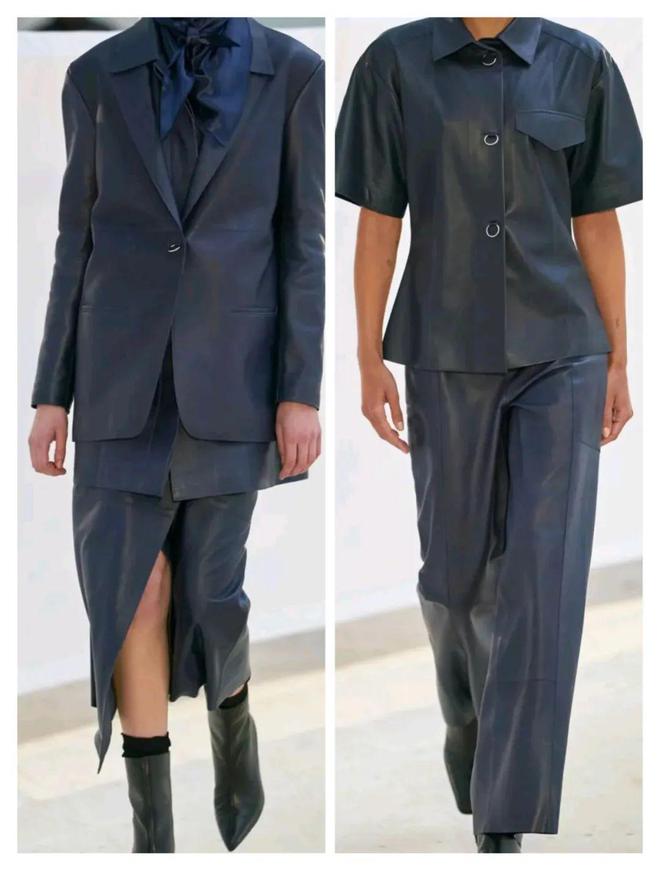 2024秋冬流行色午夜蓝色深沉稳重优雅时尚(图13)