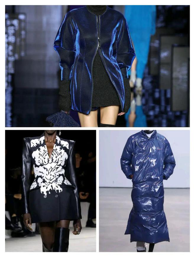 2024秋冬流行色午夜蓝色深沉稳重优雅时尚(图15)