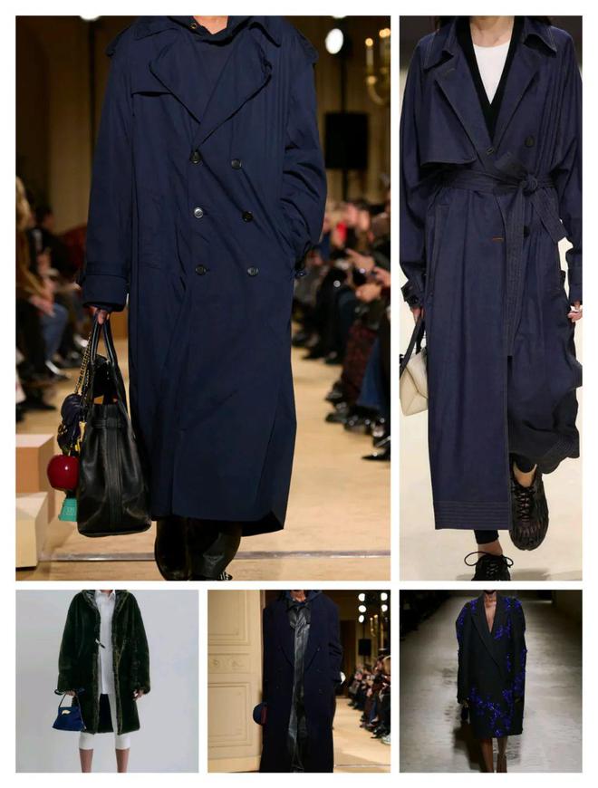 2024秋冬流行色午夜蓝色深沉稳重优雅时尚(图16)