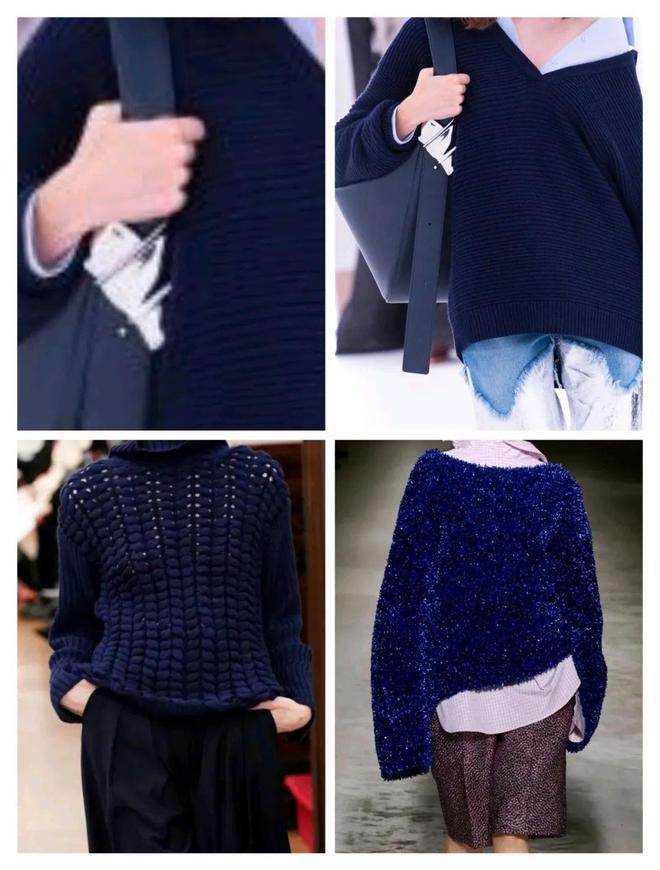 2024秋冬流行色午夜蓝色深沉稳重优雅时尚(图18)
