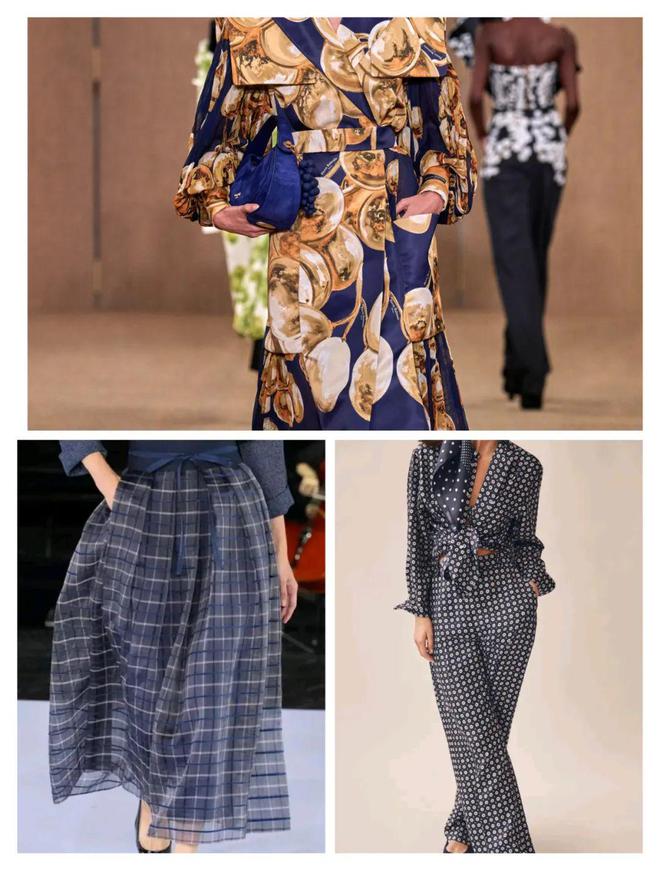 2024秋冬流行色午夜蓝色深沉稳重优雅时尚(图22)