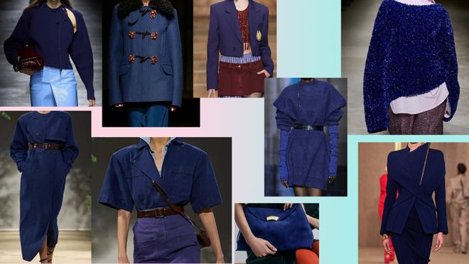 2024秋冬流行色午夜蓝色深沉稳重优雅时尚(图24)