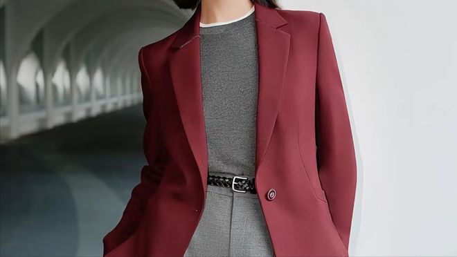 2024秋季超级流行色安可拉红这么搭配巨显流行与高级(图1)