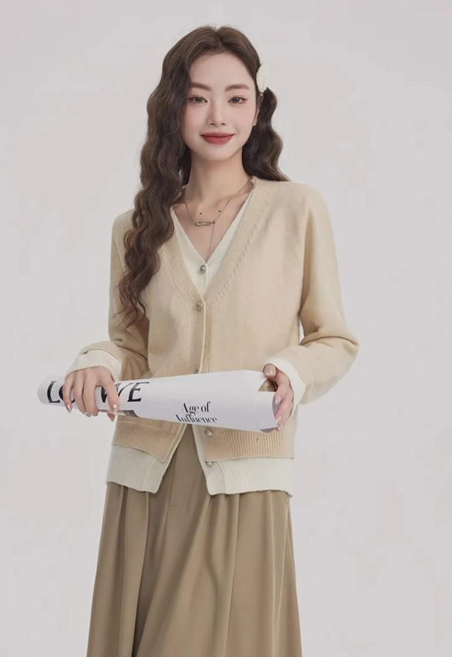 复古法式优雅「假两件赫本衫」显瘦有气质真的不挑人！(图4)