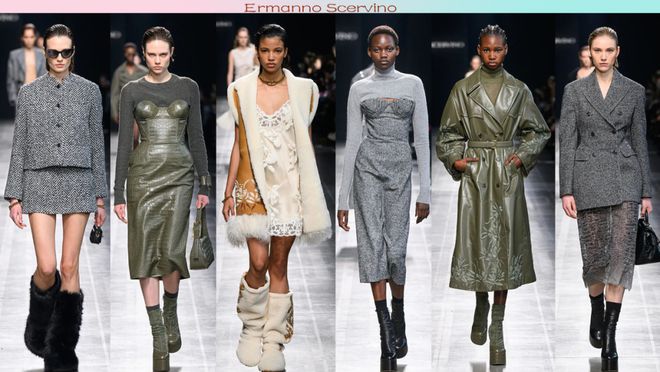 ErmannoScervino2024秋冬系列纹理灰色的调优雅(图23)
