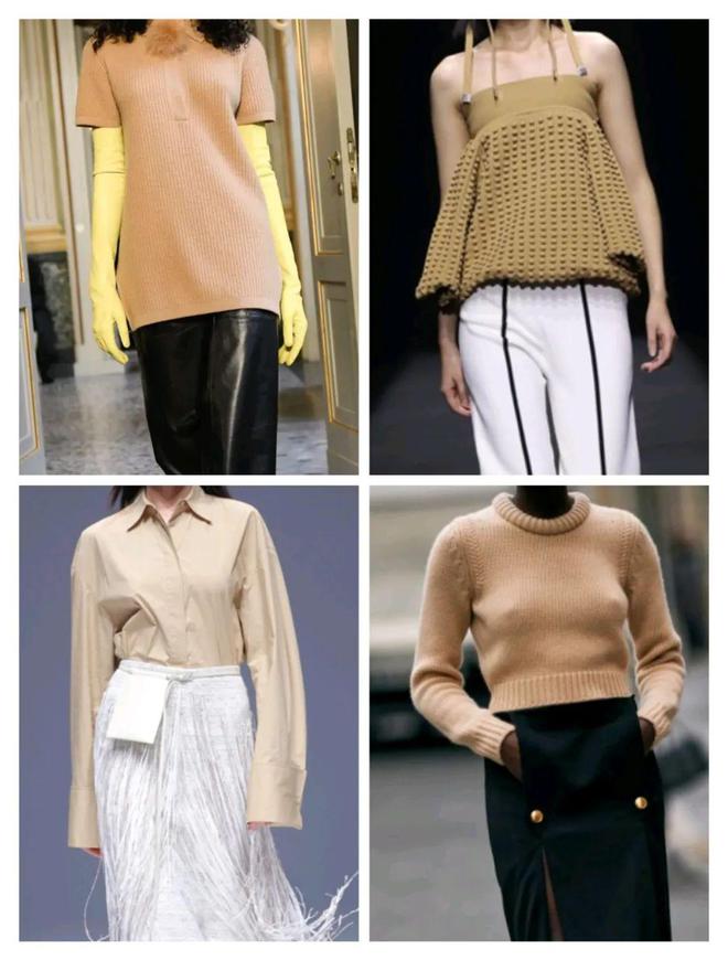 九游体育：2024秋冬流行色卡其色简约经典低调时髦(图6)