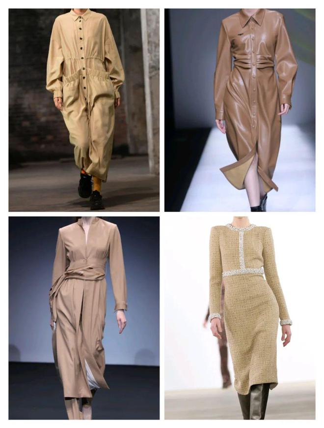 九游体育：2024秋冬流行色卡其色简约经典低调时髦(图4)