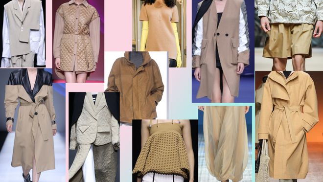 九游体育：2024秋冬流行色卡其色简约经典低调时髦(图21)