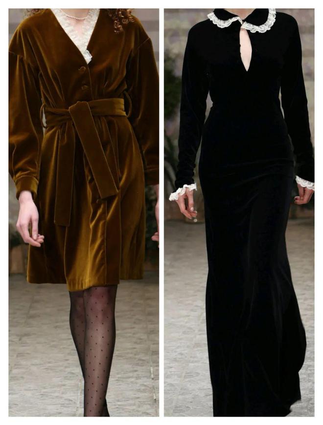 九游体育网站：2024秋冬流行优雅连衣裙温婉时尚(图10)