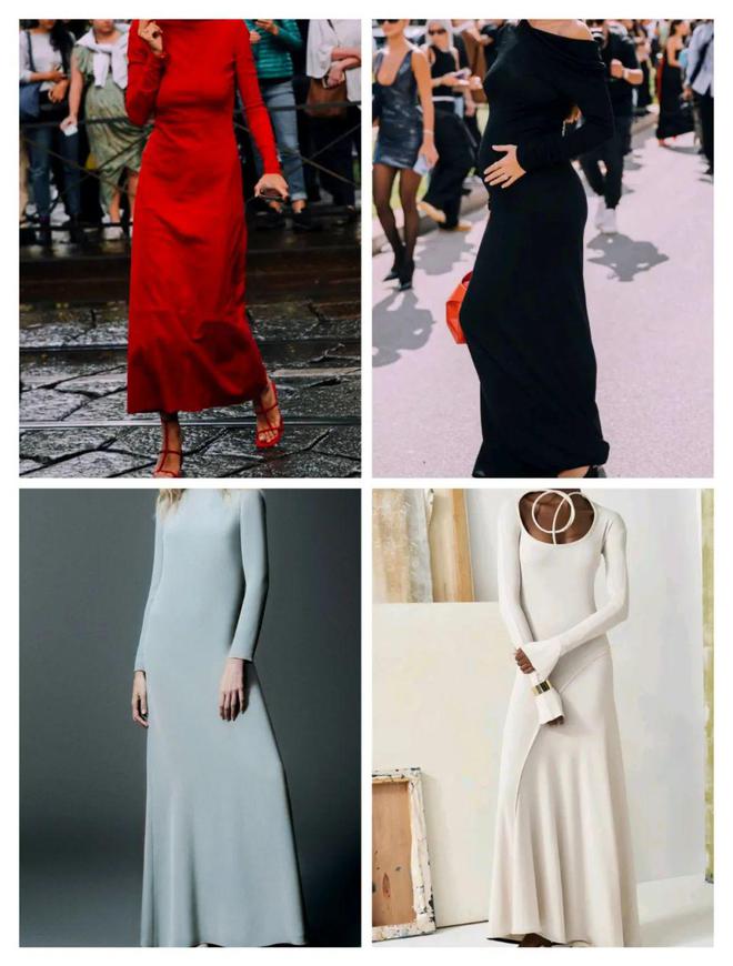 九游体育网站：2024秋冬流行优雅连衣裙温婉时尚(图24)