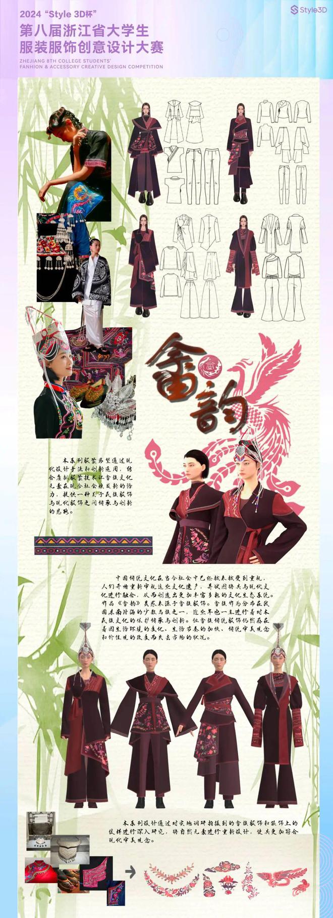 获奖揭晓（附效果图）2024“Style3D杯”浙江省大学生服装服饰创意设计大赛获奖公布(图7)