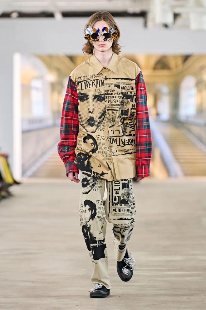 九游体育网站：Libertine2024秋冬系列五官图案(图37)