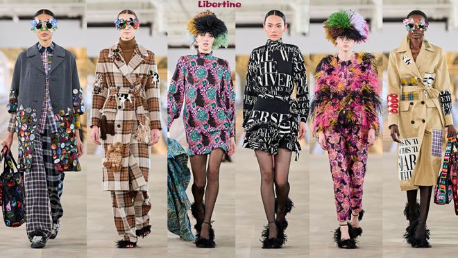 九游体育网站：Libertine2024秋冬系列五官图案(图51)