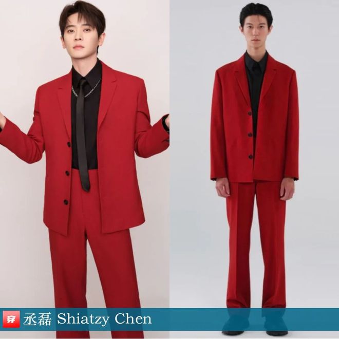 九游体育网站：穿搭0219：刘诗诗、李宇春、周笔畅、刘宇宁、邓为、阿云嘎、周深、易烊千玺等(图34)