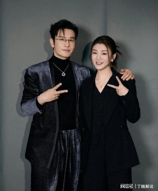 陈梦晒和表哥黄晓明的美照！一身西装妆容精致黄晓明回应情商高(图10)