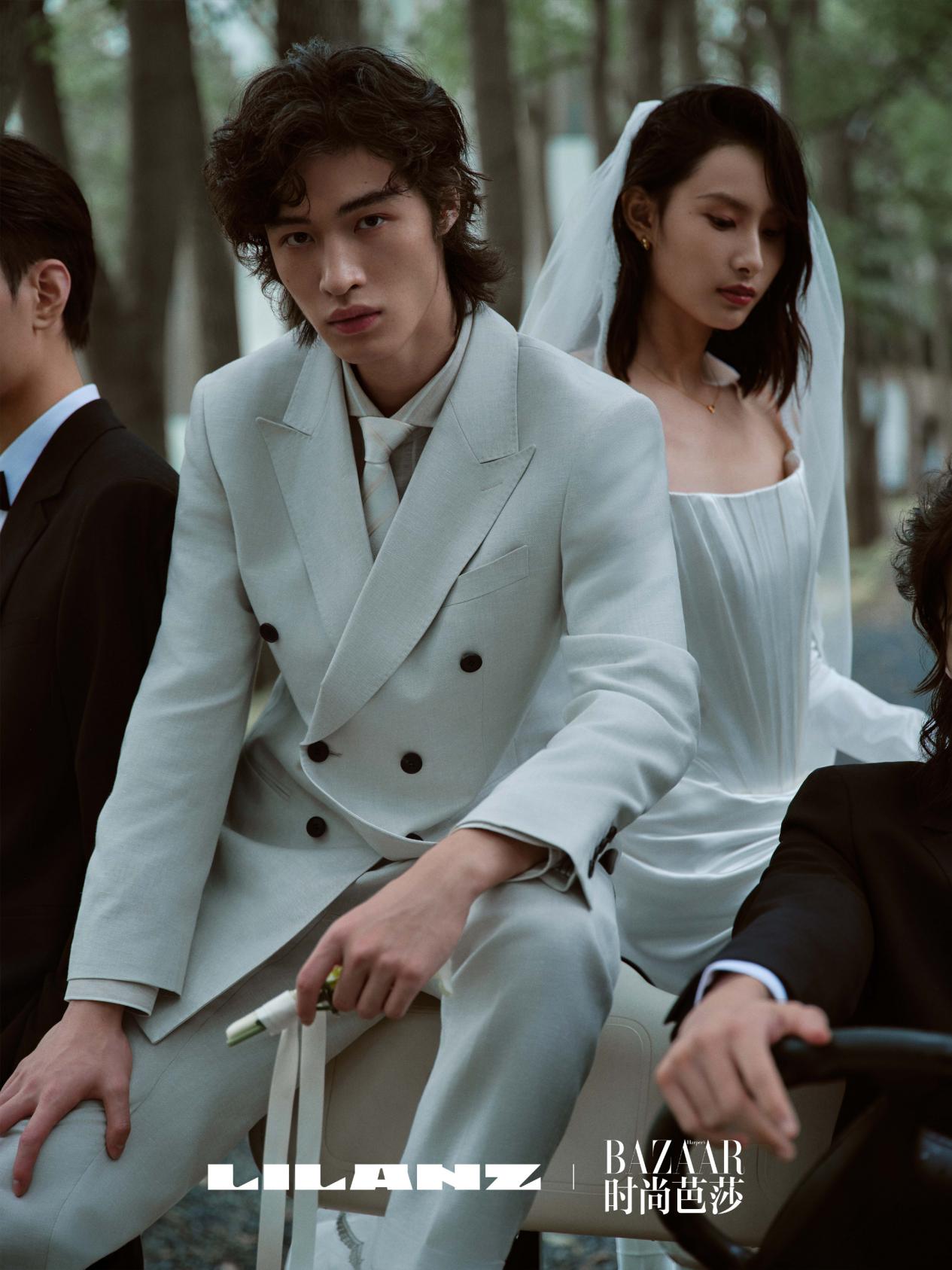 利郎SMART菁英西服X《时尚芭莎》大片出炉以简约设计陪伴人生时刻(图4)