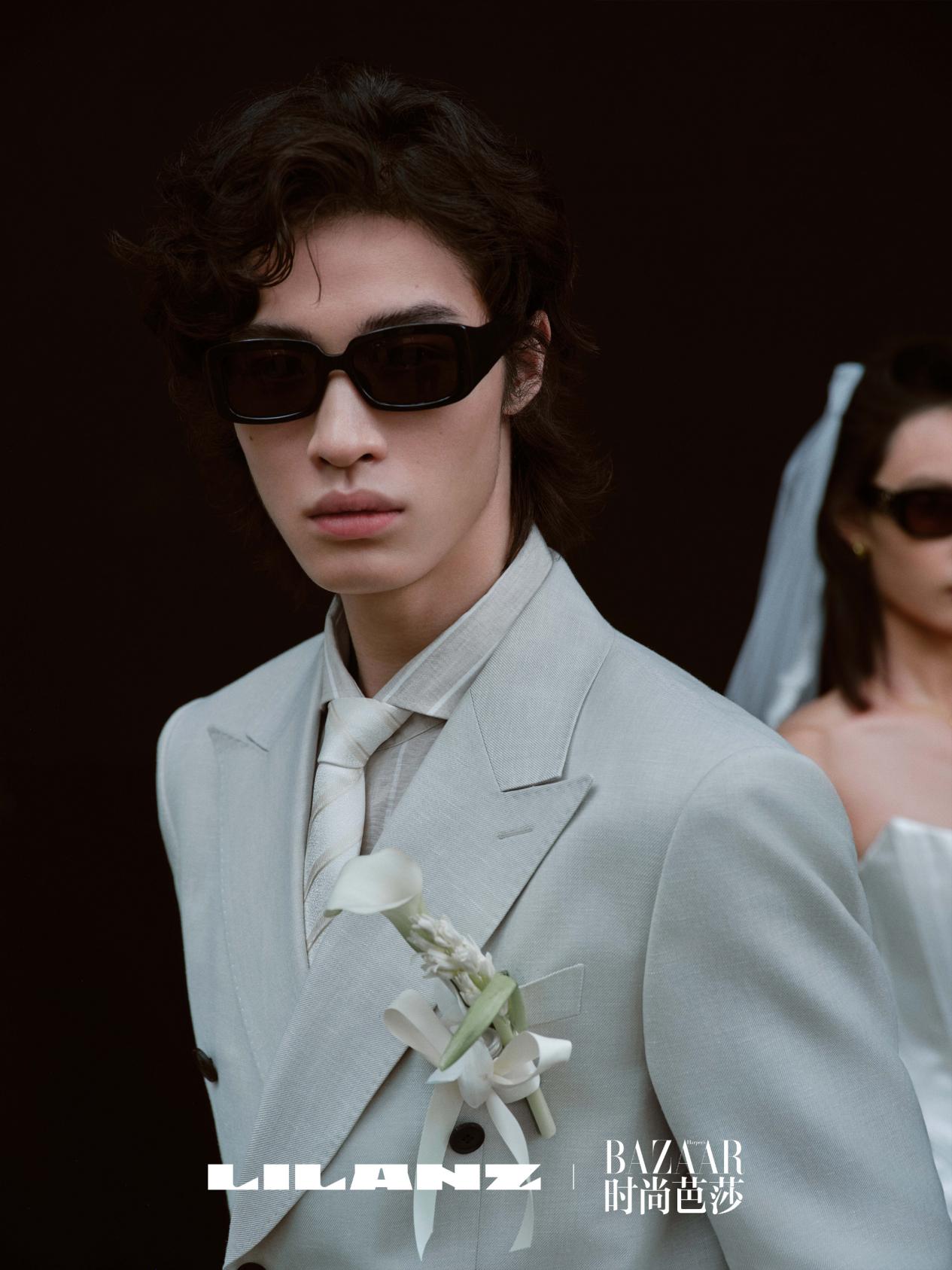 利郎SMART菁英西服X《时尚芭莎》大片出炉以简约设计陪伴人生时刻(图2)