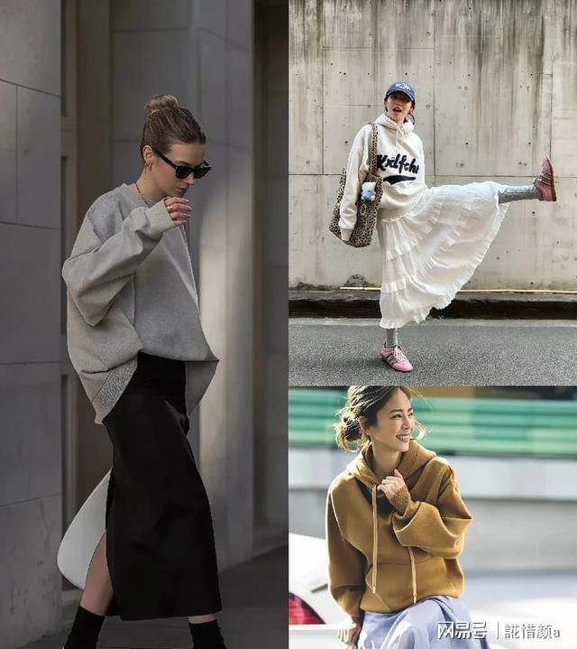 今年“卫衣+裙子”又火了这样穿减龄好看!(图2)