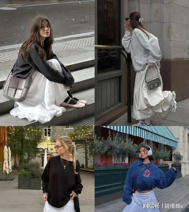 今年“卫衣+裙子”又火了这样穿减龄好看!(图1)